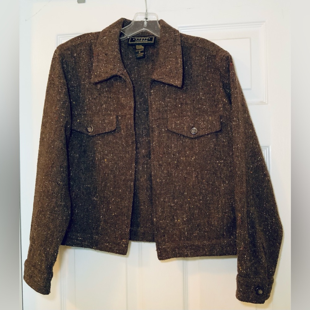 Vintage Compagnie Internationale Express Wool Blend tweed jacket